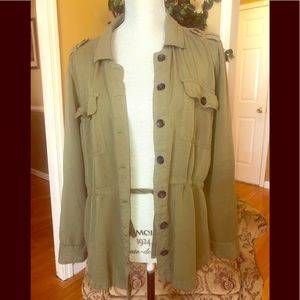 Army Green Light Jacket or Blouse